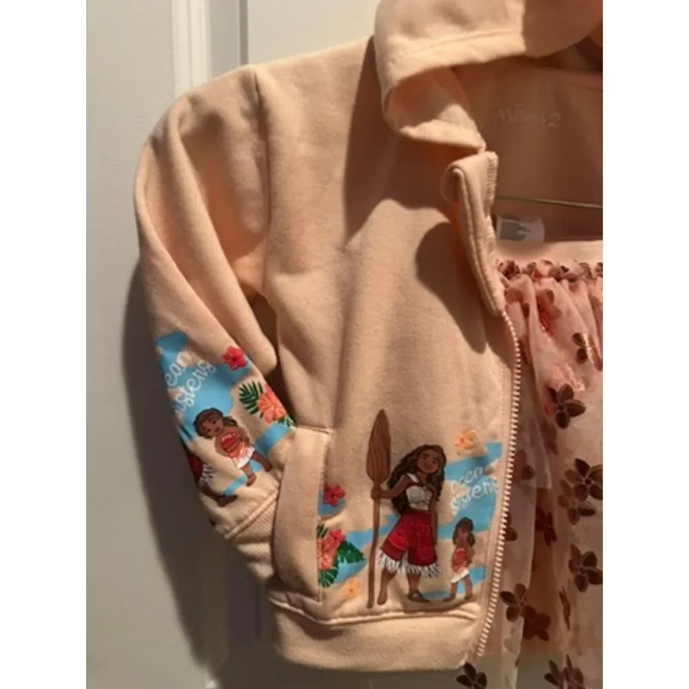 Disney Moana Two Piece Outfit - Jacket and Skirt Size 5